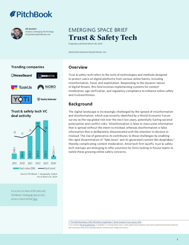 新兴空间简报：信任与安全技术