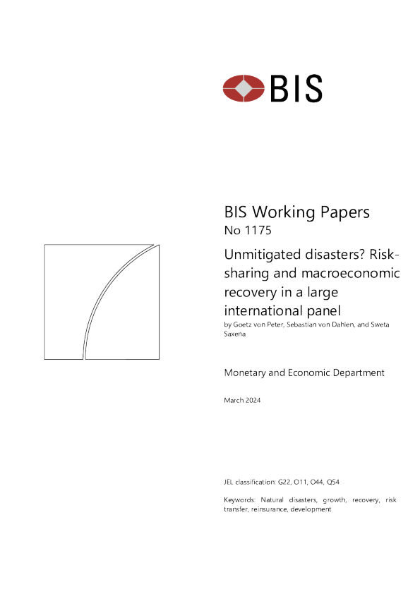 未缓解的灾难？大型国际小组的风险分担和宏观经济复苏
