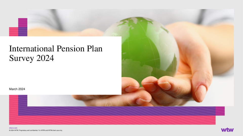 2024年国际养老金计划调研报告