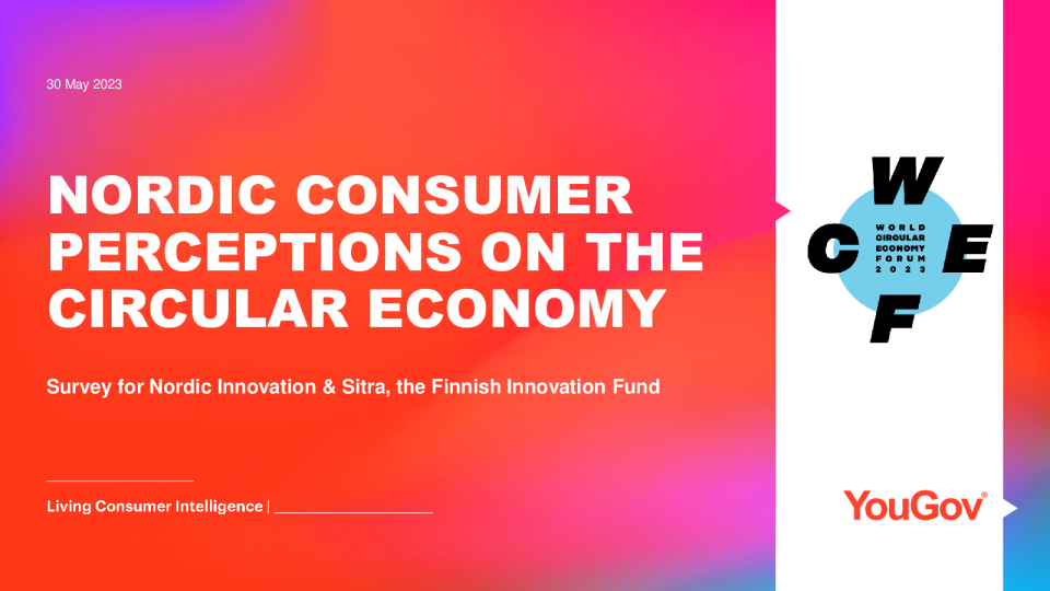 WCEF2023 报告 ： 北欧消费者对循环经济的看法
