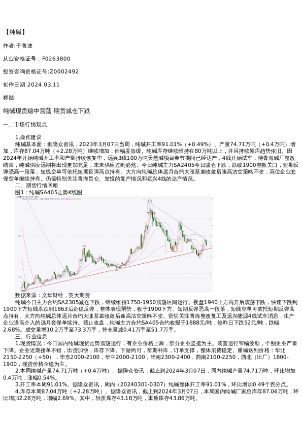 【能源化工】日报-2024-03-11