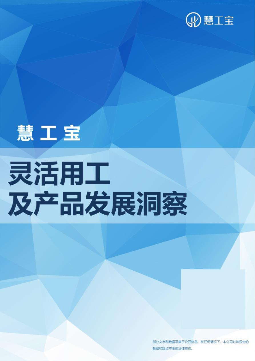 2023灵活用工及产品发展洞察报告