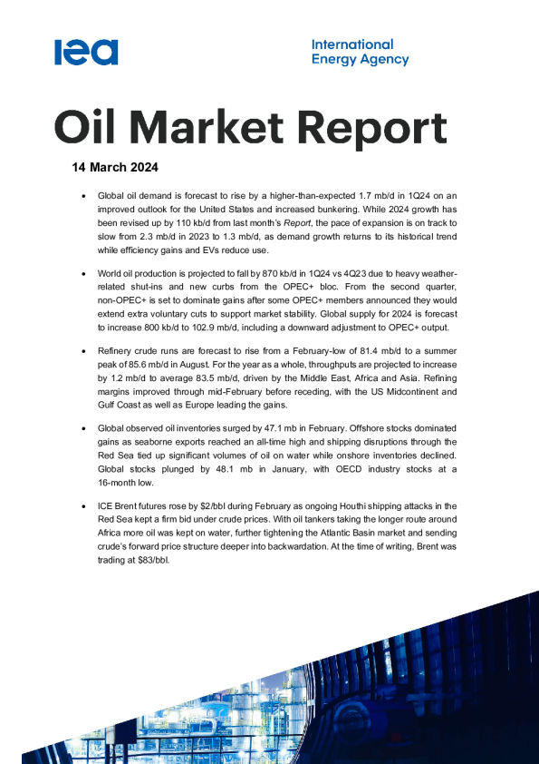 Oil Market Report - March 2024