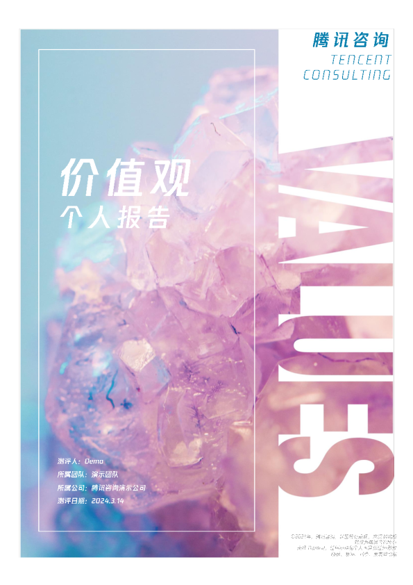 价值观个人报告