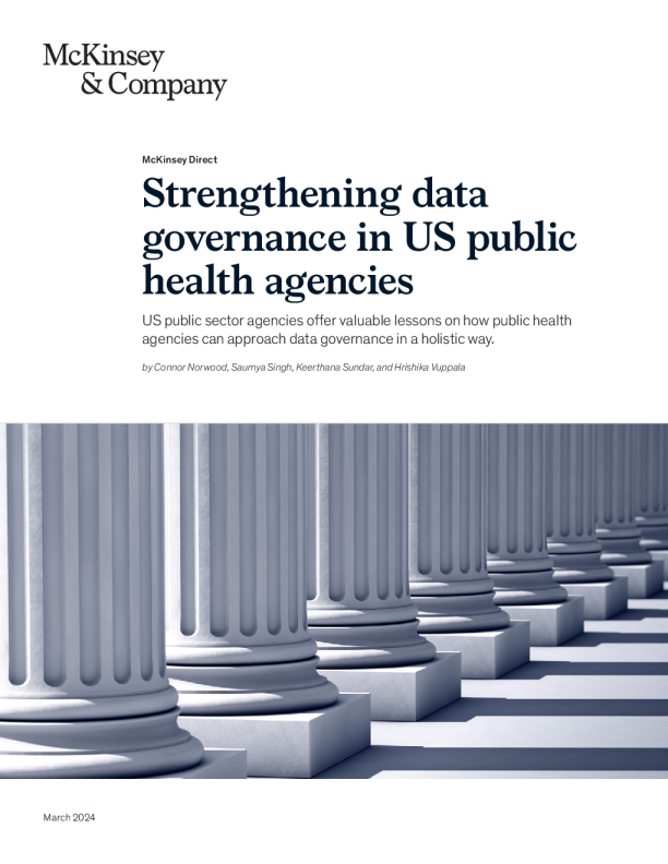 加强美国公共卫生机构的数据治理