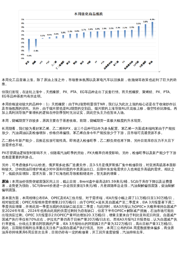 专题 | 新湖期货“能化汇”
