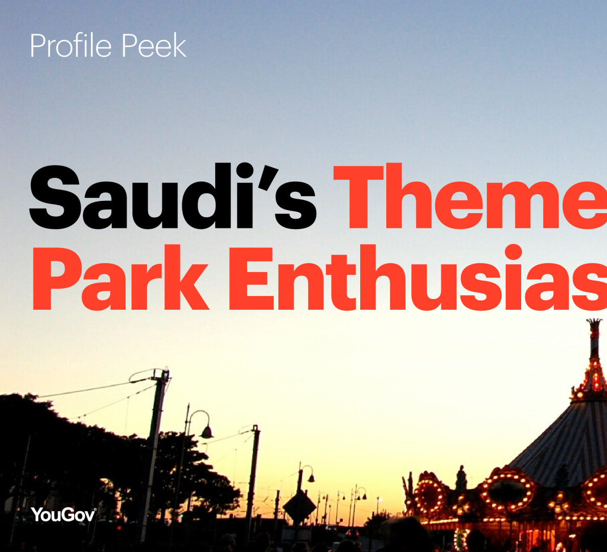 谁是沙特的主题公园爱好者 ？
