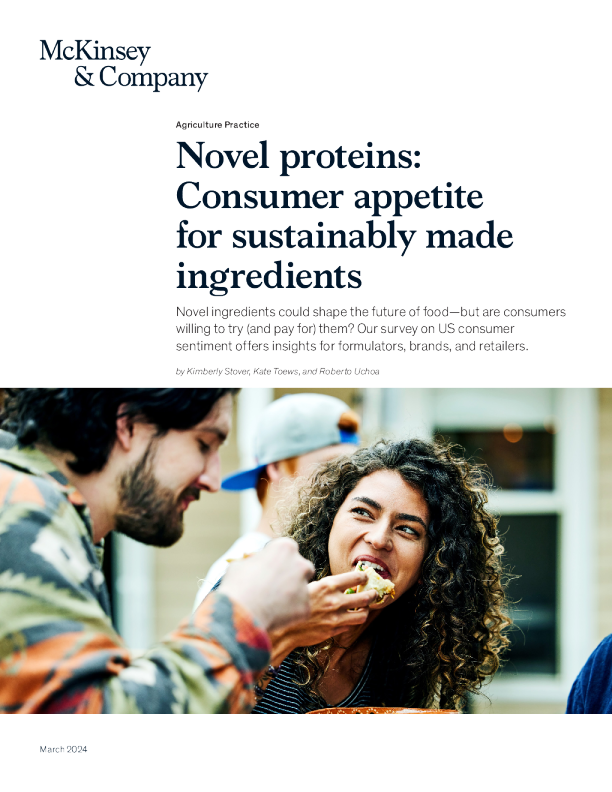 新型蛋白质 ： 消费者对可持续制造成分的需求