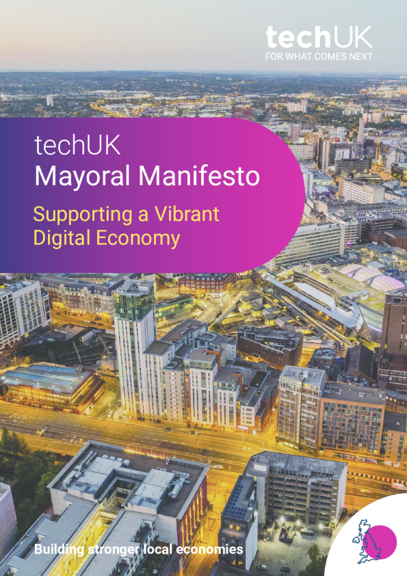 techUK市长宣言支持充满活力的数字经济和更好的公共服务