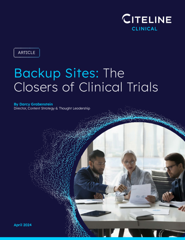 备份站点：临床试验的终结者