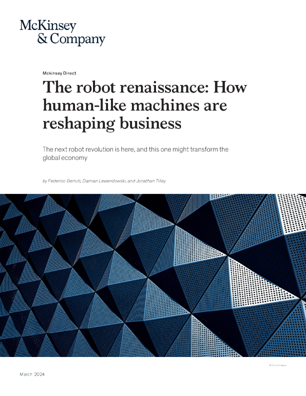 机器人复兴 ： 类似人类的机器如何重塑业务