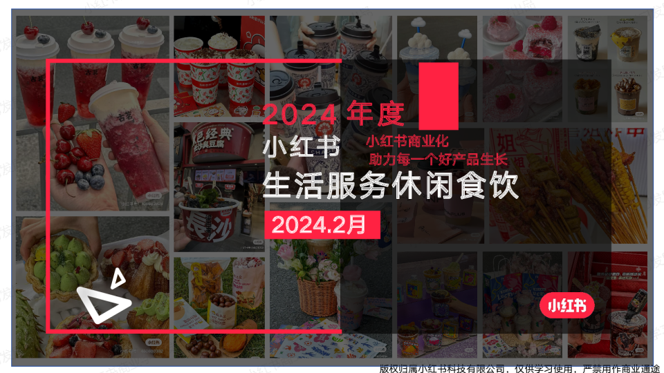 小红书2024年休闲食饮行业月报-2月