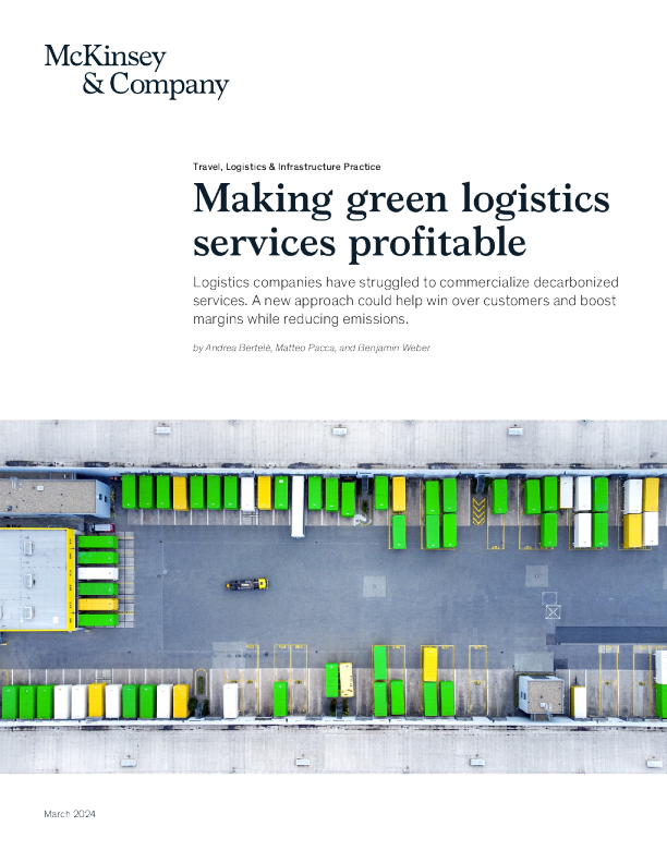 让绿色物流服务盈利