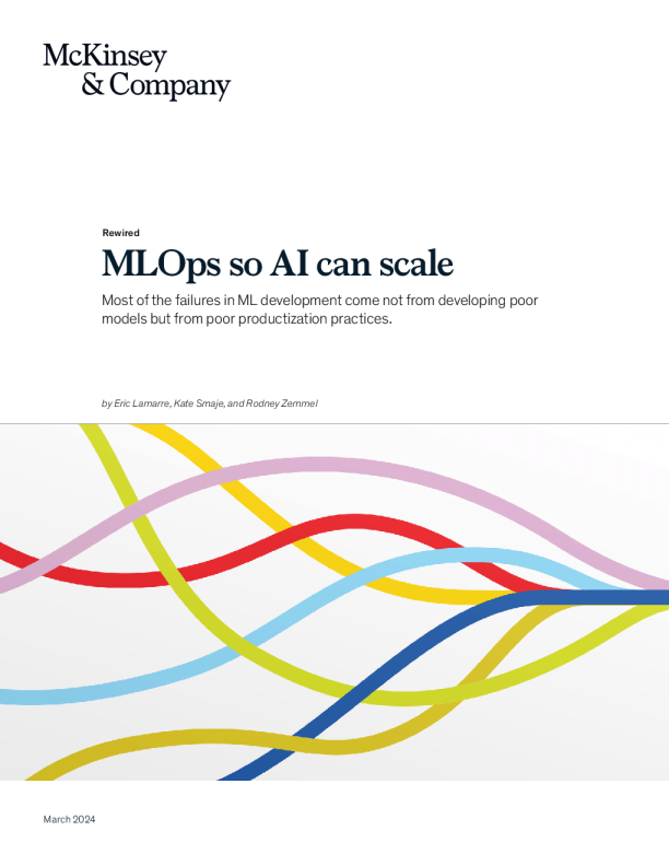 MLOps ， 以便 AI 可以扩展