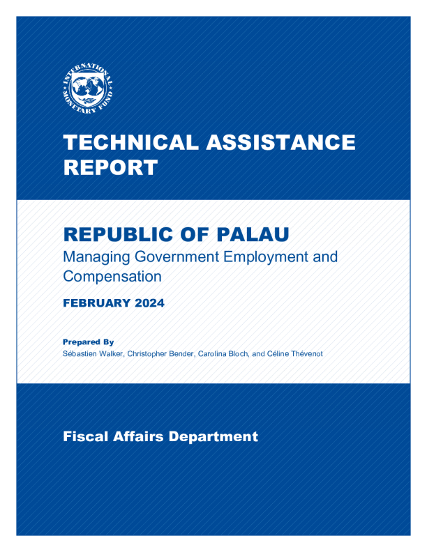 帕劳共和国 ： 技术援助报告 - 管理政府就业和补偿