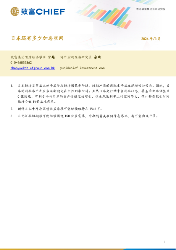 日本还有多少加息空间
