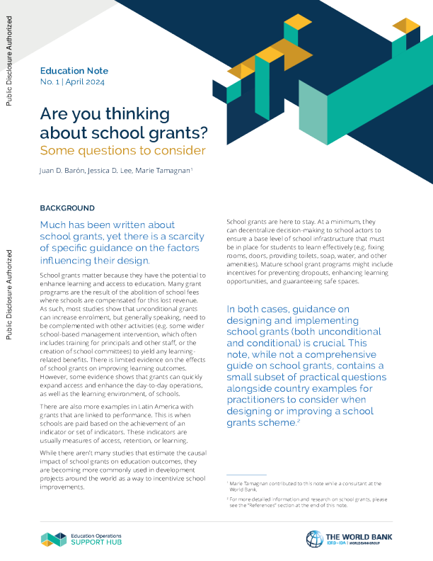 你在考虑学校补助金吗？需要考虑的一些问题