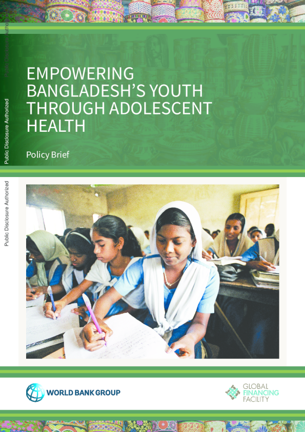 通过青少年健康增强孟加拉国青年权能：政策简报