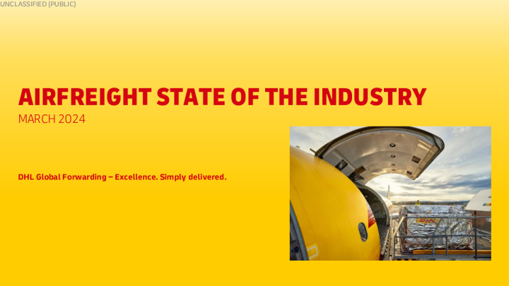 DHL 航空货运行业报告——2024年3月