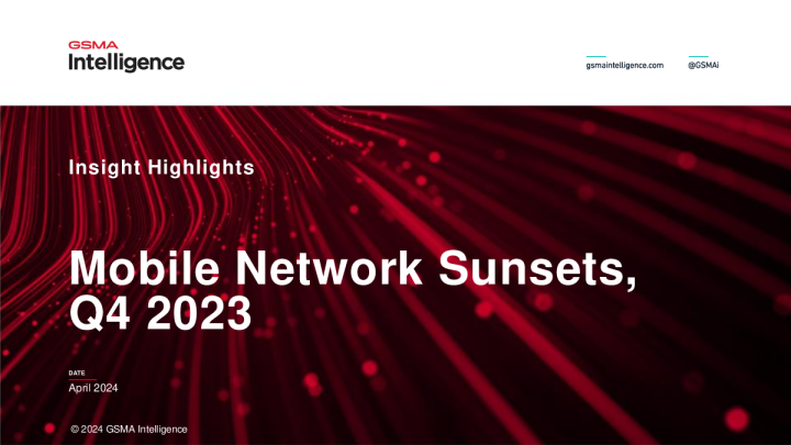洞察亮点——2023年第四季度移动网络日落