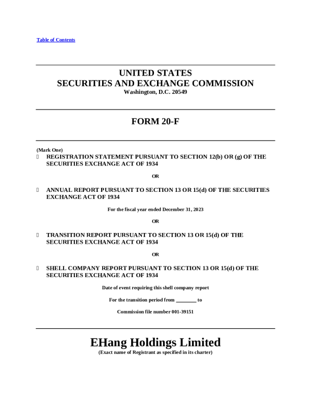 亿航智能2023年度报告