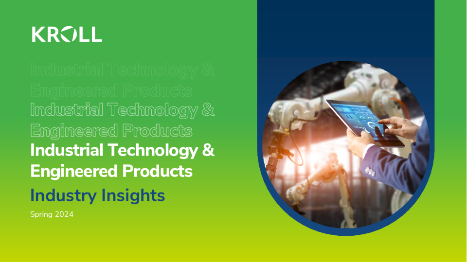 工业技术与工程产品行业洞察 - 2024 年春季