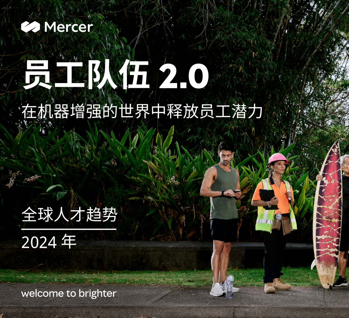 2024全球人才趋势报告：员工队伍 2.0-在机器增强的世界中释放员工潜力