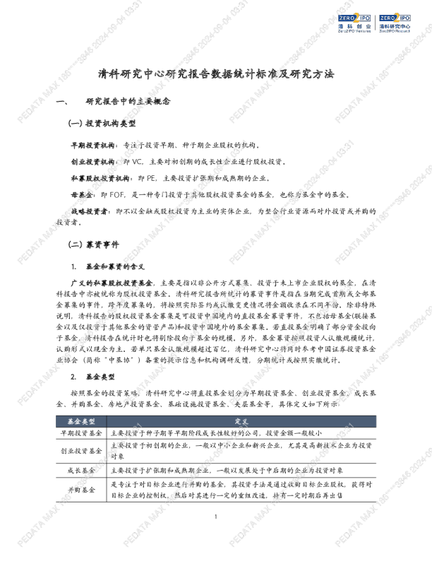研究报告数据统计标准及研究方法