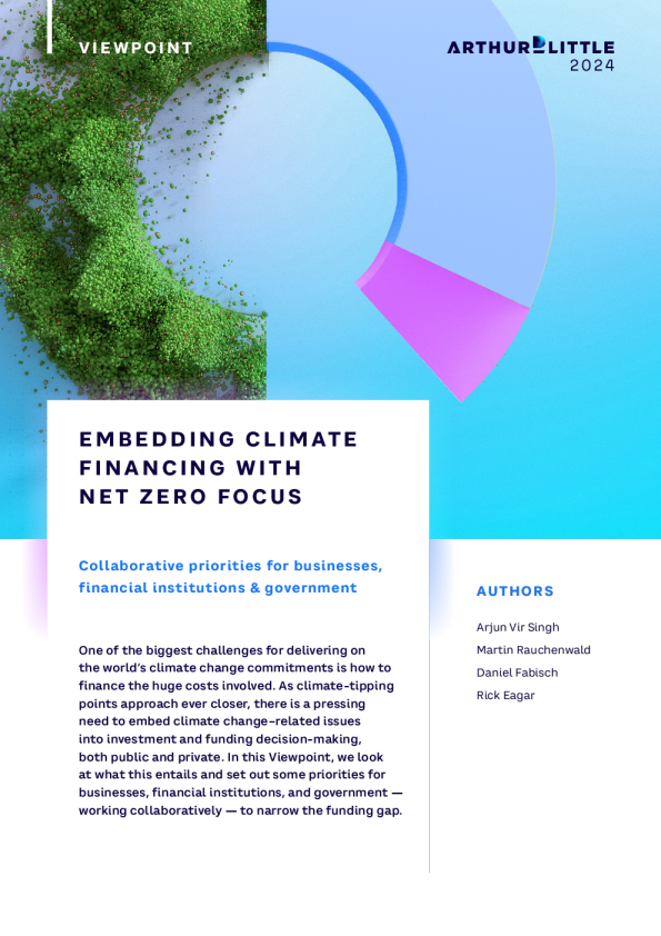 以净零重点嵌入气候融资