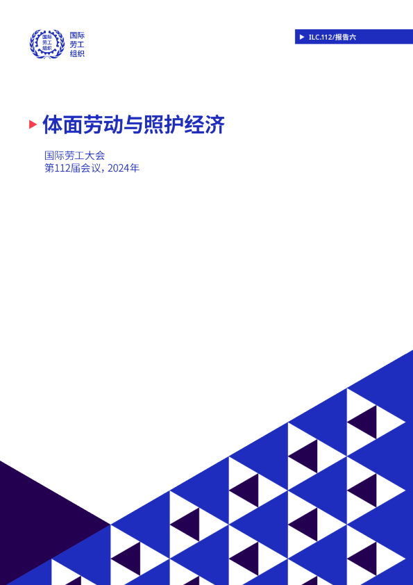 2024年体面劳动与照护经济研究报告