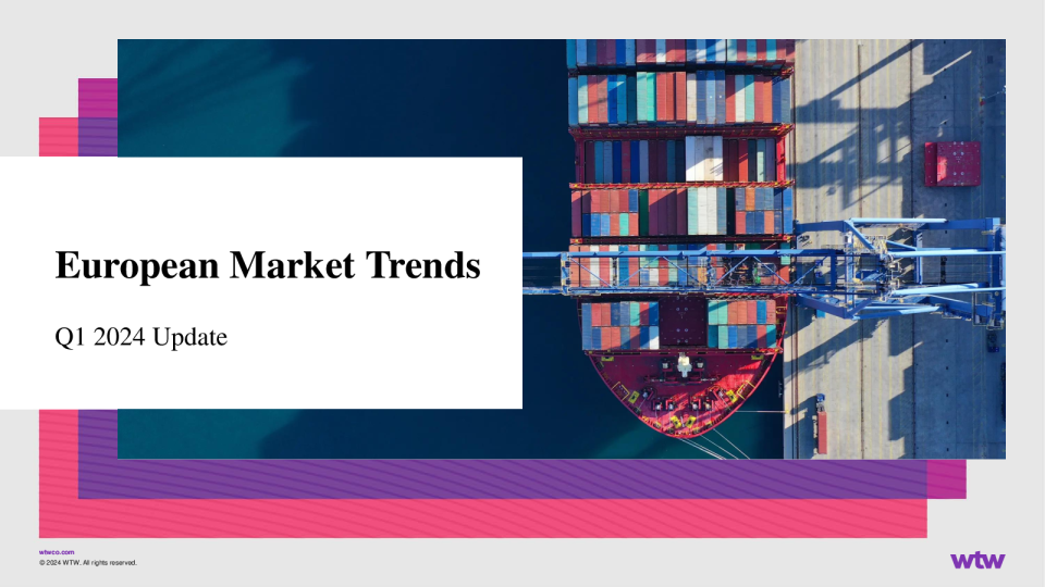 欧洲保险市场更新2024年第一季度