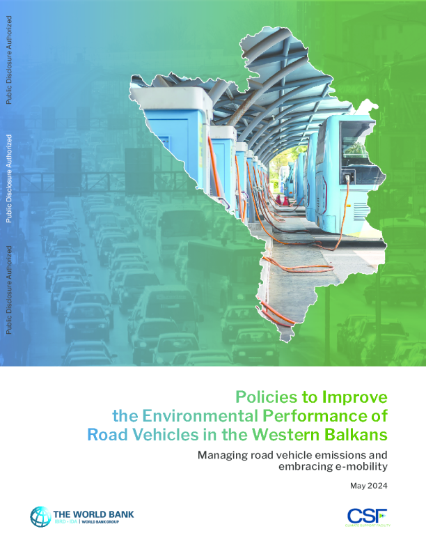 改善西巴尔干地区道路车辆环境性能的政策：管理道路车辆排放和拥抱电子出行