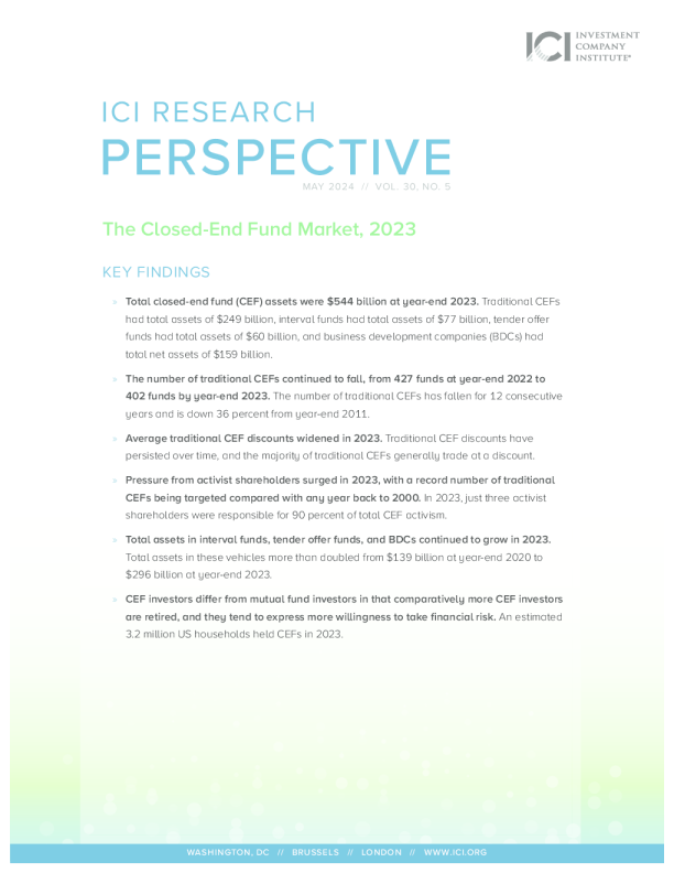 2023 年封闭式基金市场