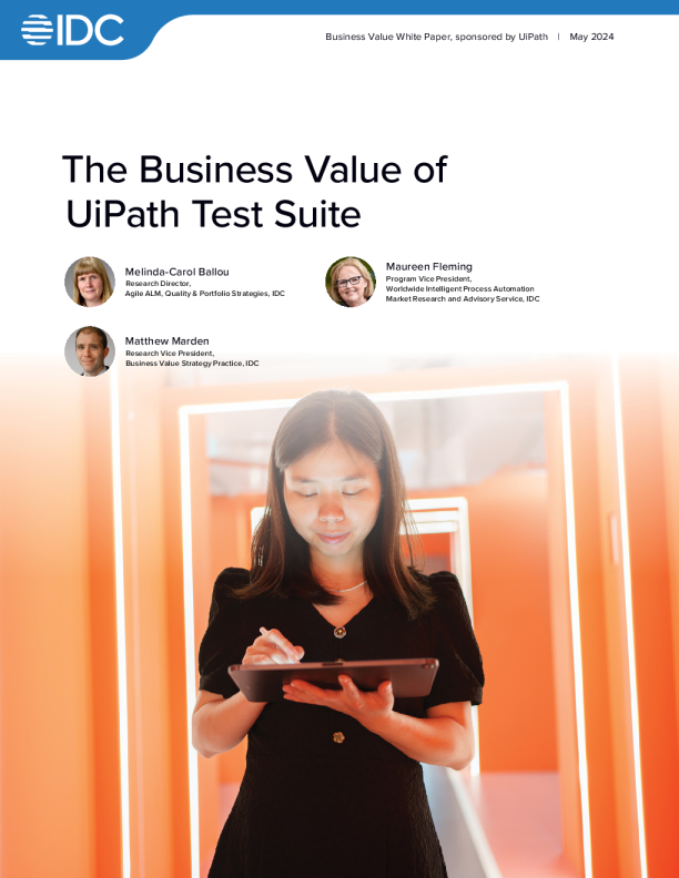 UiPath测试套件的商业价值