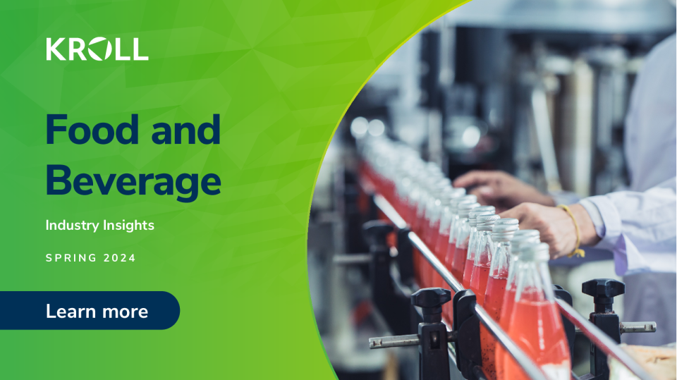 食品和饮料行业洞察 - 2024 年春季