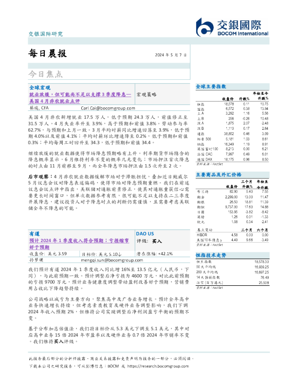 交银国际每日晨报