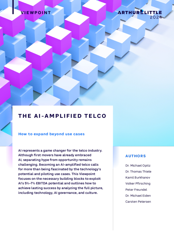 AI 扩增的电信公司