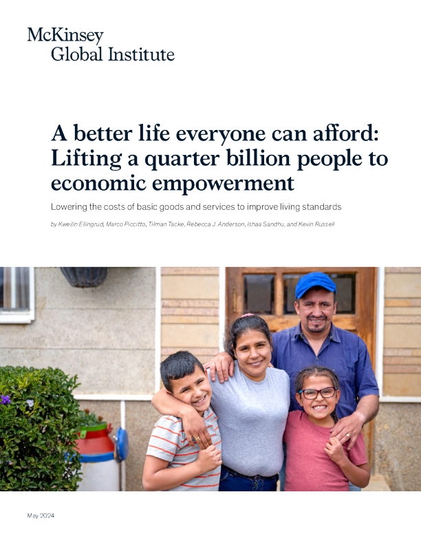 每个人都能负担得起的美好生活 ： 使 25 亿人获得经济赋权