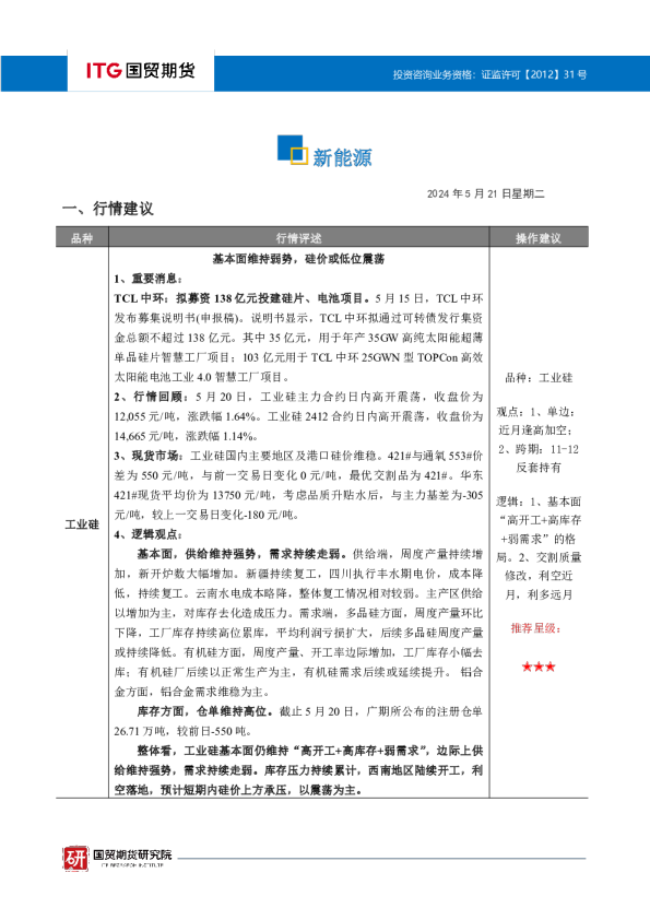 新能源·投研日报