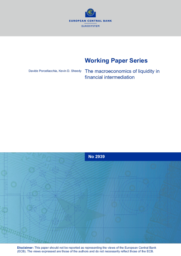 金融中介流动性的宏观经济学
