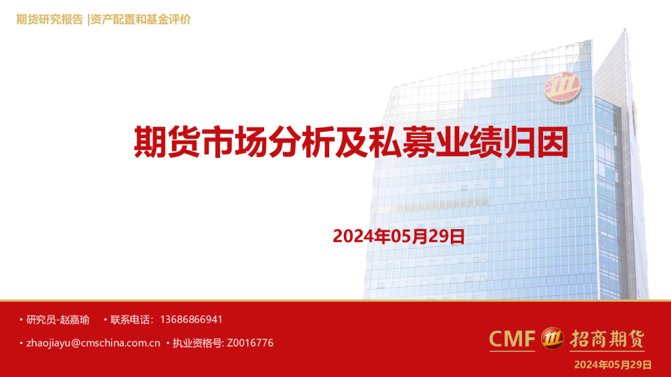 期货市场分析及私募业绩归因