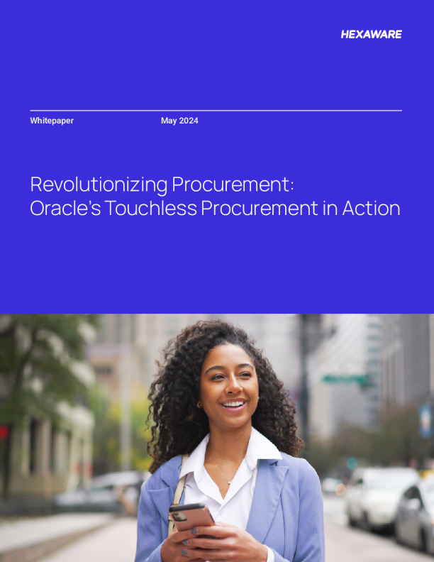 革命性的采购 ： Oracle 的无接触采购