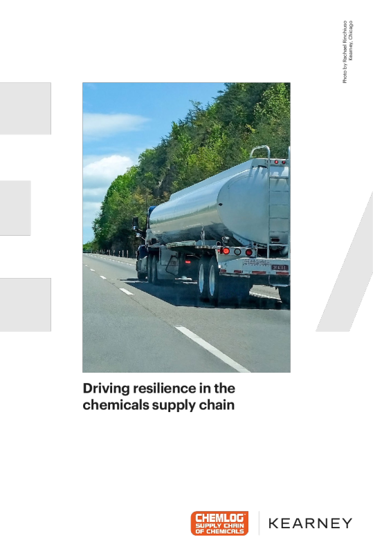 推动化学品供应链的弹性