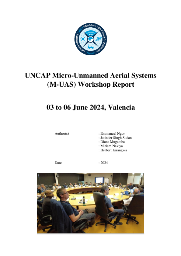 UNCAP微型无人机系统（M-UAS）研讨会报告