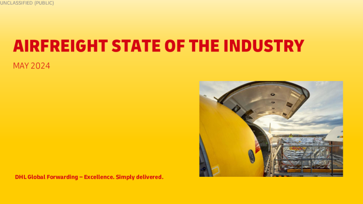 DHL 航空货运行业报告——2024年5月