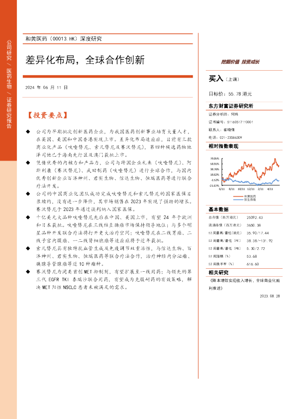 深度研究：差异化布局，全球合作创新