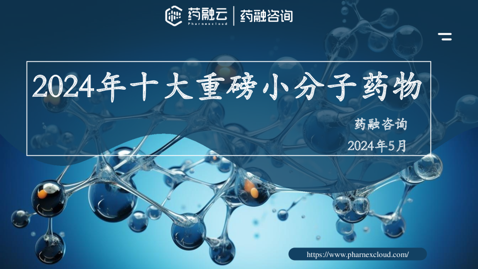 2024年十大重磅小分子药物