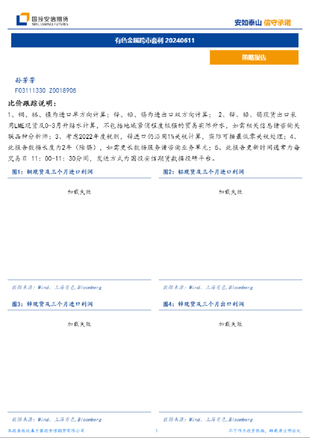 有色金属跨市套利