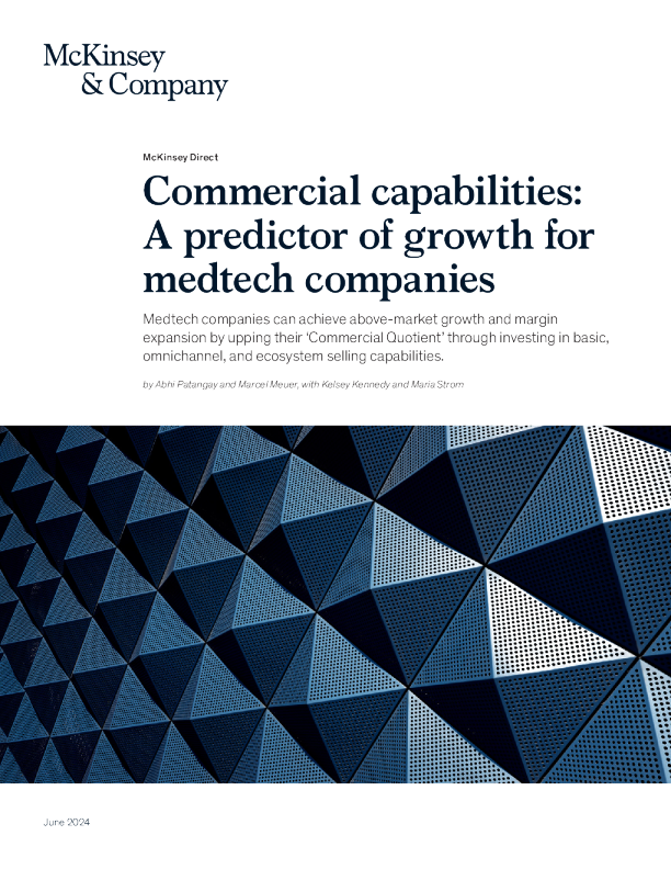 商业能力 ： 医疗科技公司增长的预测因素