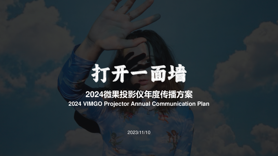 2024微果投影仪年度传播方案